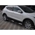 Пороги - трубы "Delux" для Qashqai (2007-2014).